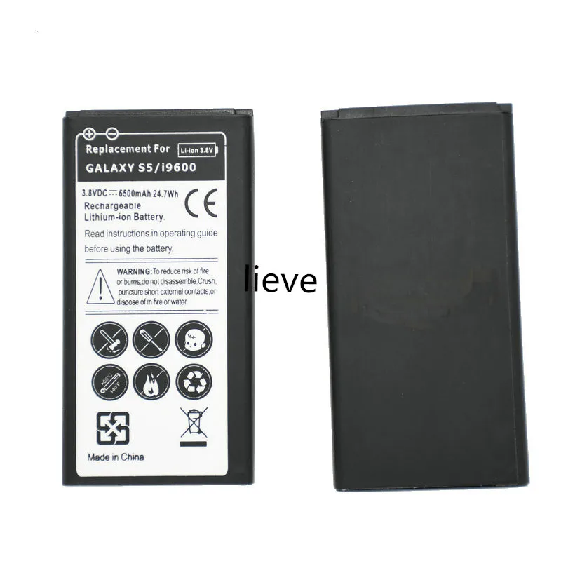 6500 мА/ч EB-BG900BBE EB-BG900BBC Замена Батарея для samsung Galaxy S5 SV I9600 G900T G900V G900A G900P G900M G900F G9008V |