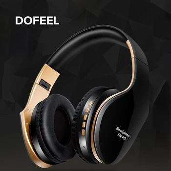 

Wireless Bluetooth Headphone Headset Foldable Stereo Gaming Earphones with Microphone for PC Mobile Phone Mp3 Strong Power Life