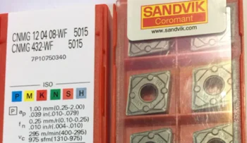 

10PCS CARBIDE INSERT CNMG120408-WF5015