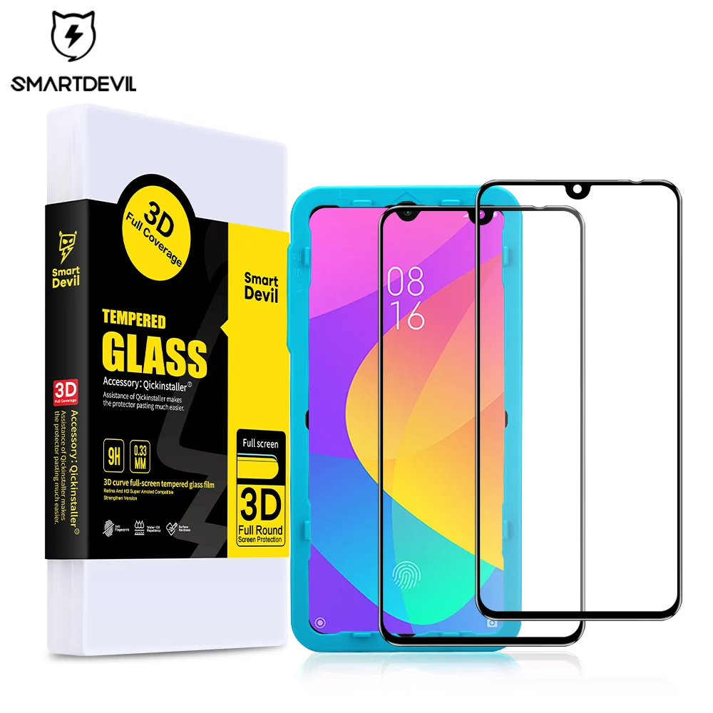 Закаленное стекло SmartDevil для Xiaomi CC9E HD защитная пленка cc9c с полным