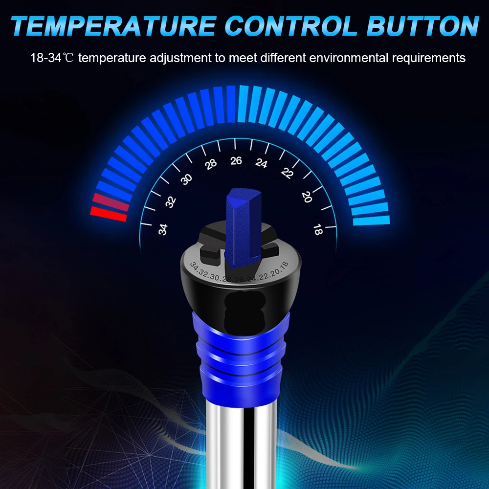 Fish Tank Heating Rod Thermostat Heater Rod 220V EU Plug Adjustable Temperature 50W/100W
