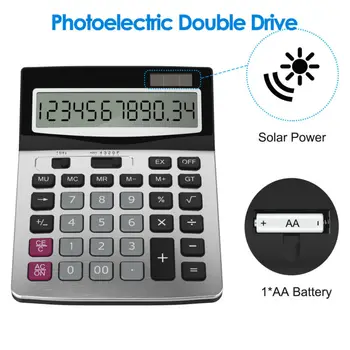 

Standard Function Desktop Business Calculator H1006 12-digit Large Display Calculator(NO Accessory Included) 2020 New Arrival