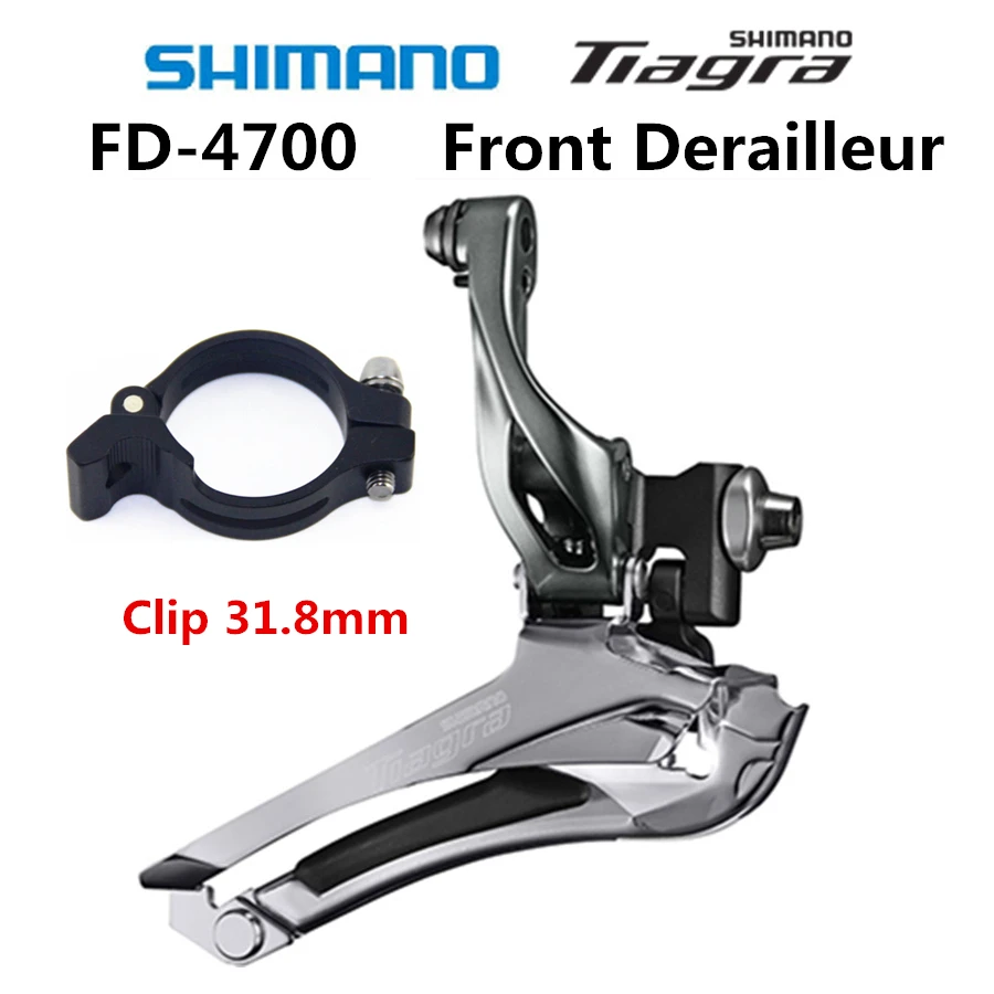 Shimano tiagra-自転車用フロントディレイラー,fd 4700 f,2x10スピード,fd 4700,ブレーズオン