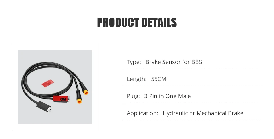 Тормозной датчик для электровелосипеда BAFANG, тормозной датчик, электрический датчик для мотоцикла, для Bafang BBS02 BBS01 BBSHD