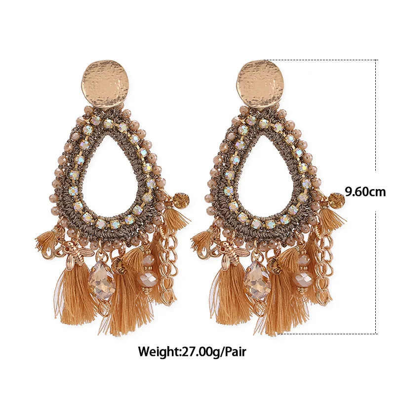 Earrings for women boho Earrings for women wedding earrings tassel earrings Size