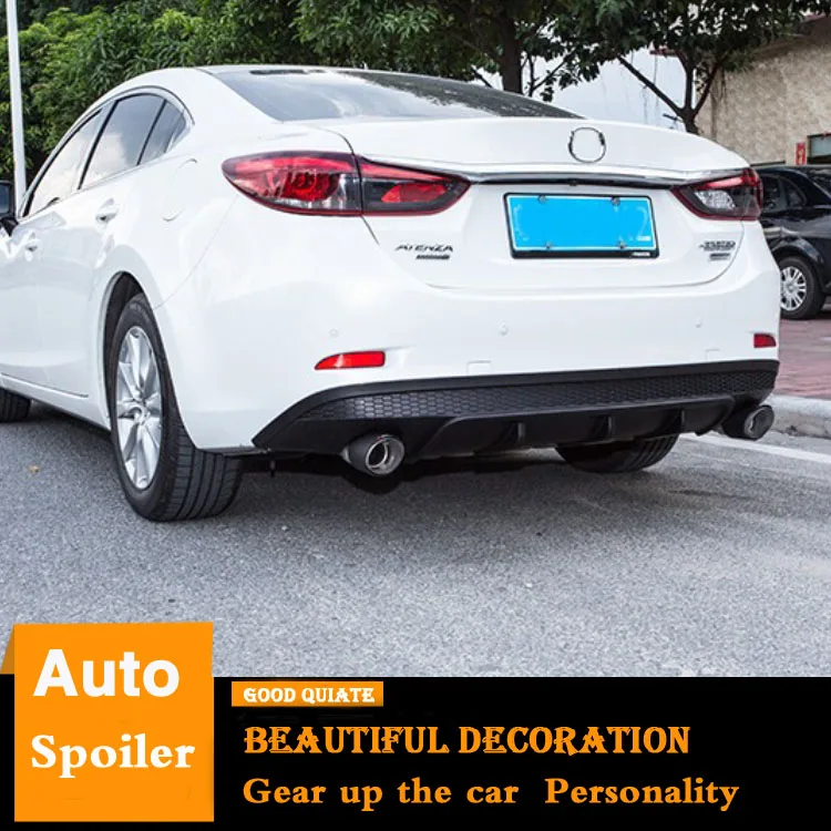Для 2014-2018 Mazda 6 ATENZA задний бампер диффузор защитные бамперы для 2016 новинка Atenza