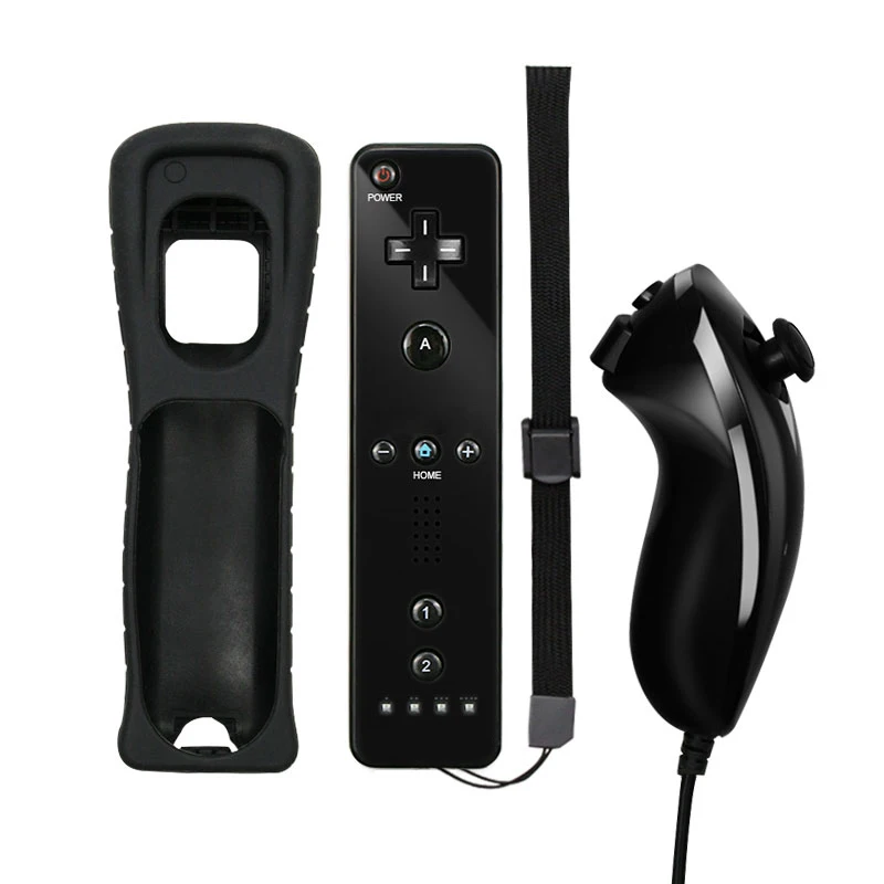For Nintend Wii 2 in 1 Remote Gamepad Controller Without Motion Plus Bluetooth Wireless Remote Controle For Wii Nunchuck Joypad|controller for wii|controller gamepadcontroller control - AliExpress