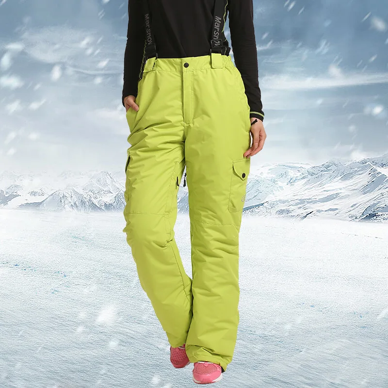 

Winter Women's Ski Pants Sweatpants Outdoor High Quality Windproof Waterproof Warm Snow Pants Skiing Snowboard Trousers
