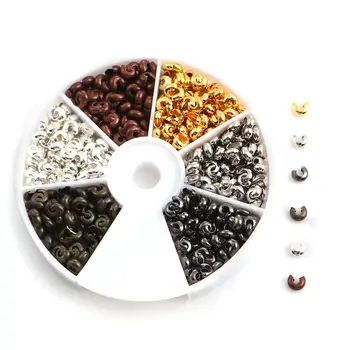 

DoreenBeads Copper Crimp Beads Mixed Earrings Hook Mixed Set Jewelry DIY Findings Charms Handmade Necklace Components, 1 Box