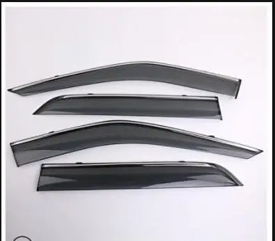 

for Ford 2017 explorer rain shield sunshade rain eyebrow original Windows with bright stripes rain shield decorative accessories