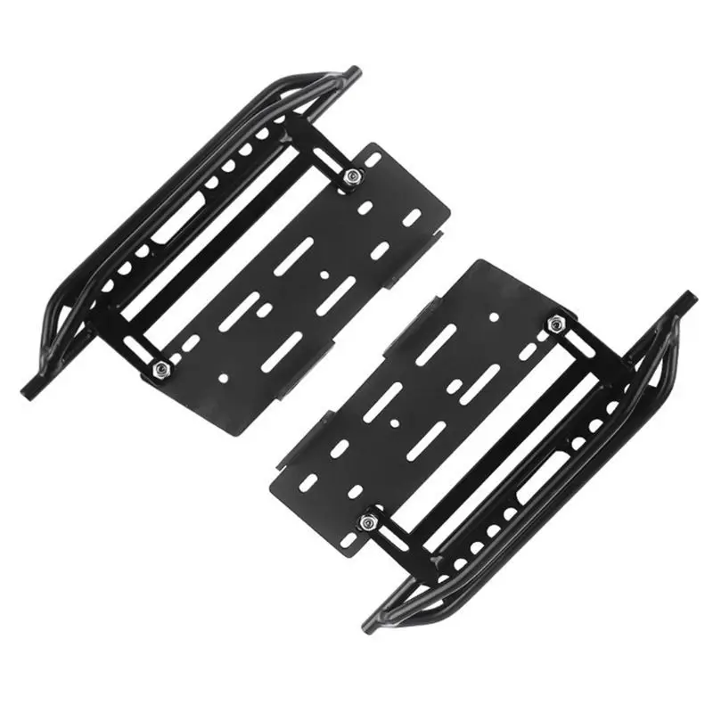 

2PCS Metal Pedal Rock Sliders for 1:10 RC Crawler Car Axial Scx10 SCX10 II 90046 Jeep Wrangler Shell
