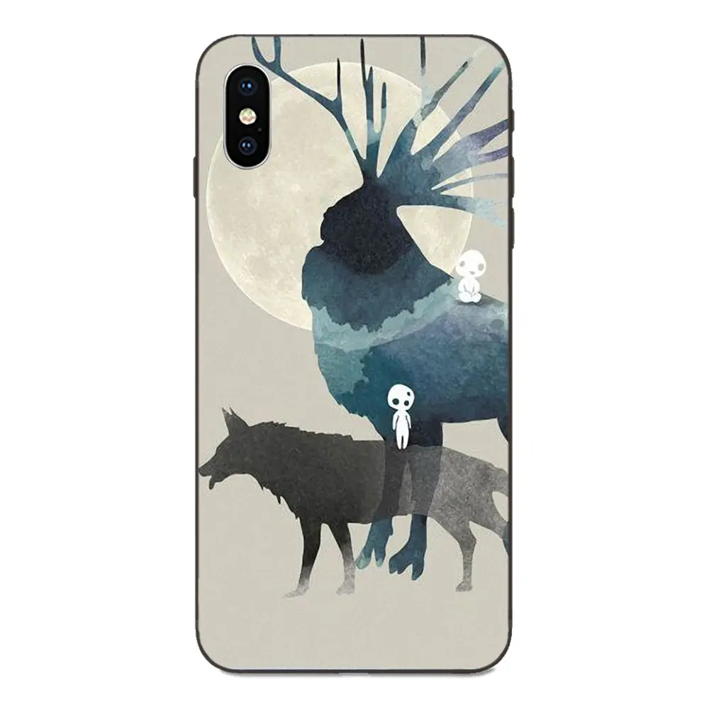 as picture Мягкий TPU мобильный для Apple IPhone X XS Max XR 4 4s 5 5S SE 6 6S 7 8 Plus Totoro Studio Ghibli - Цвет: as picture