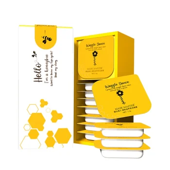 

Small Pudding Facial Mask Brighten Skin Tone cleansing Facial Mask Natural Propolis Moisturizing Masks
