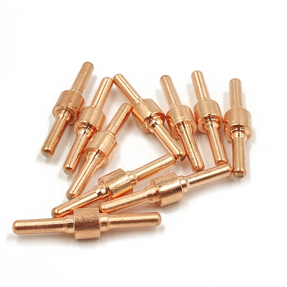 Consumables Red copper extended long tip electrodes and Long nozzles For PT31 LG40 40A Air plasma cutter 20/40/60pcs plasma cutter electrodes nozzles