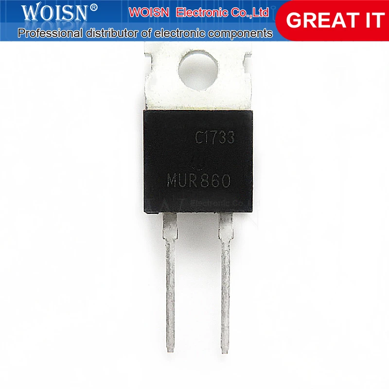 5 шт./лот MUR860G MUR860 U860-220 8A 600V новый оригинальный в наличии | Электронные компоненты и