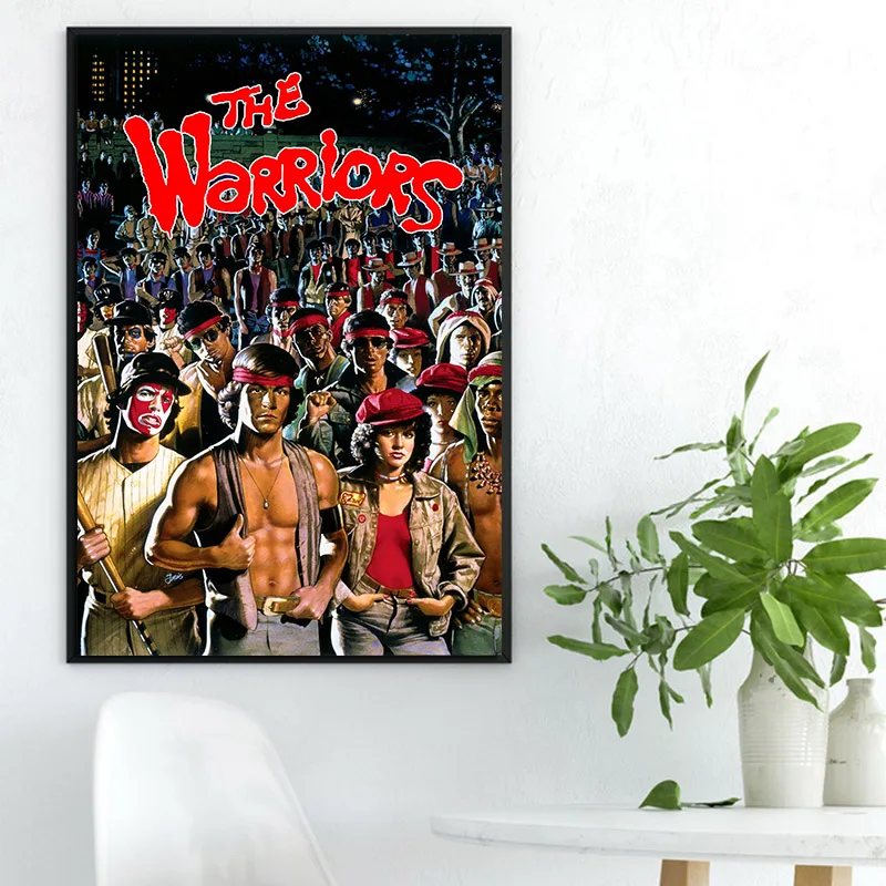 XINQI Posters and Prints THE WARRIORS Movie Classic Movie Poster Wall Art Pictures Canvas Painting For Bedroom Home Decoration