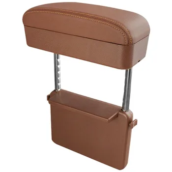 

Wireless Charging Elbow Support Organizer Auto Artificial Leather Accessories Soft Safe Car Armrest Box Universal Adjustable