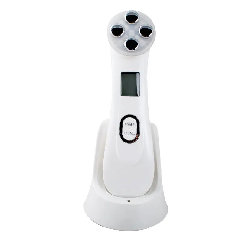 Facial Mesotherapy Face Lifting Skin Tightening RF Radio Frequency LED Photon Blackhead Acne Wrinkle Remover Skin Care Massager