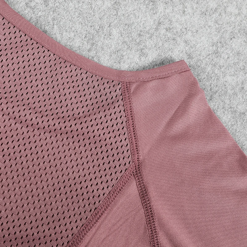 Women's Sports Wear Fitness Women Jersey knitting Long Sleeve Gym Woman Tight Sport Shirt Yoga Top Female Workout Tops T-shirt
