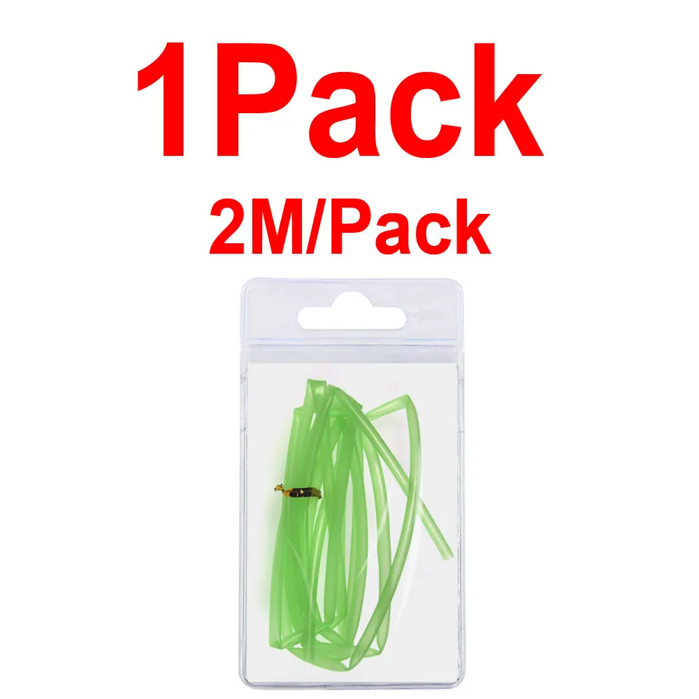 1packX2m Wifreo 1/2/4 шт светящийся крючок термоусадочная трубка для морской рыбалки рыболовные снасти приманки Троллинг помочь крючок "сделай сам" Акула Rig материалов и аксессуаров - Цвет: 1packX2m