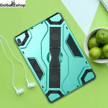 

Tablet Cover For Lenovo Tab E10 10.1 inch TB-X104F TB X104F Shockproof Armor TPU+PC Portable Hand Strap Stand Case
