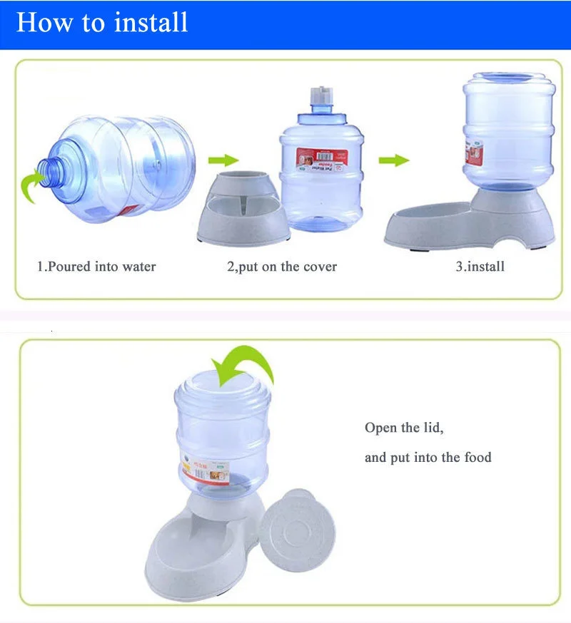 FURLIVIO™ 2-in-1 cat feeder and water dispenser set