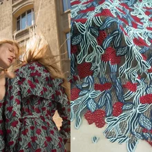 Качественная сетка из кружевной ткани вышитый кружевной материал для свадьбы платье шнур кружева guiprue ткани французские кружева оптом DYSGZL20