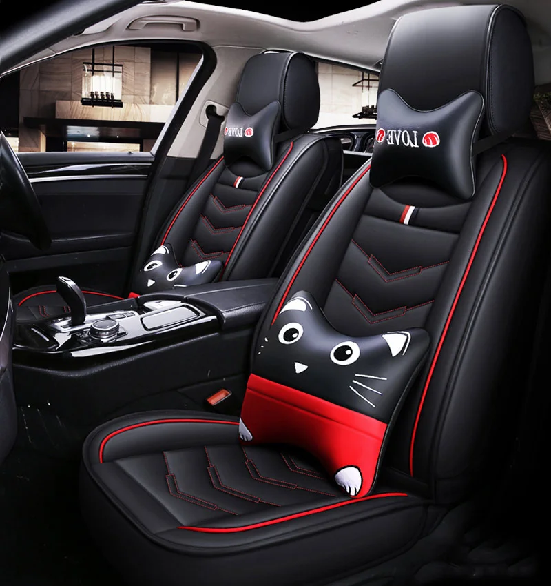 Us 87 57 37 Off 2020 New Cartoon Luxury Leather Car Seat Covers For Bmw 1 3 5 Series X1 X3 X5 X6 Accessories Protector Universal Full Interior On