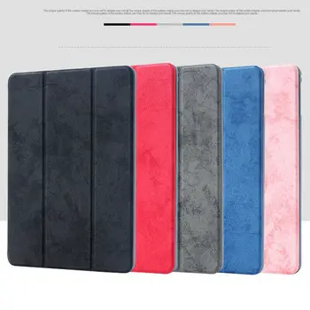 

For Apple iPad 10.2 7th Gen 2019 Case PU Leather Matte Smart Flip Stand with Pencil Holder Shockproof Cover A2200 A2198 A2232