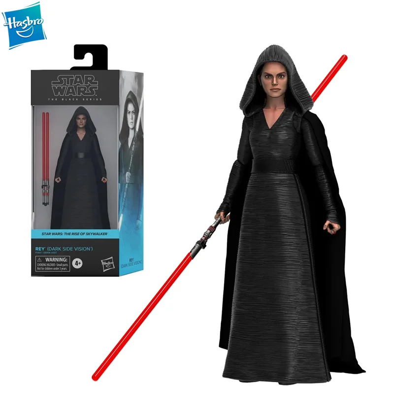 Экшн-фигурка Hasbro 6 дюймов оригинал Звездные войны черная коробка Рей темная