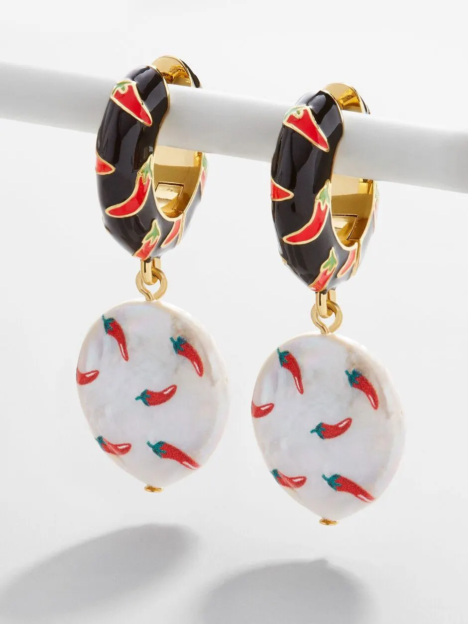 Miwens Bauble бар красочные хрустальные Фламинго Висячие серьги для женщин Роскошные ананас Haning массивные висячие серьги фруктовые ювелирные изделия - Окраска металла: 22