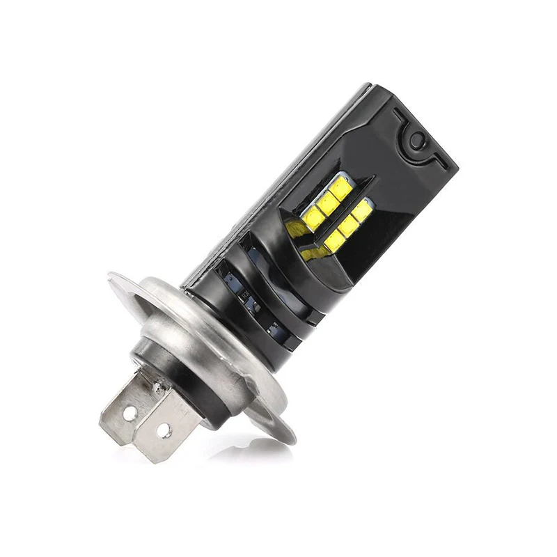 2 шт. 1200LM H7 Автомобильный светодиодный противотуманные фонари 12SMD 2525 6500K 60W 12V Белый фары дальнего света для авто