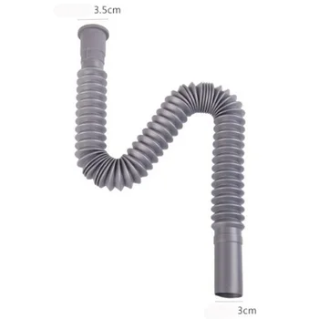 

Retractable Pipe Wash Basin Sink Drain Pipe Add Long Deodorant Basin Down Water Hose Extended Soft Water Pipe