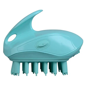 

Sonic Vibration Shampoo Instrument Electric Shampoo Brush Massage Care Shampoo Green