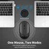 Souris sans fil Bluetooth pour MacBook PC iPad ordinateur Rechargeable double Modes Bluetooth 4.0 + souris USB avec 3 DPI réglables ► Photo 2/6