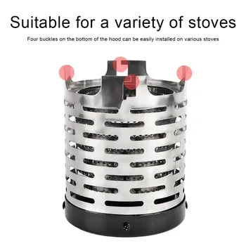 

Camping Heating Cover Autumn Winter Mini Heater Infrared Tent Heater Portable Stainless Steel Heating Cover