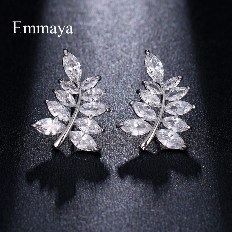 

Emmaya For Women AAA Cubic Zircon Swing Branch By The Wind Appearance Natural Style Two Color Popular Party Delicate Decoration