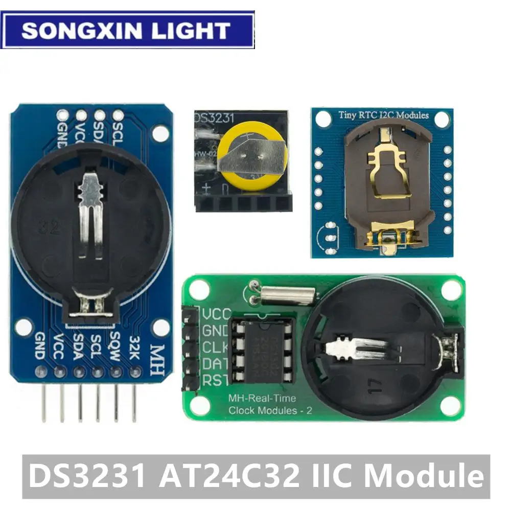Модуль DS3231 AT24C32 IIC модуль прецизионных часов DS1302 памяти DS1307 мини-модуль в реальном