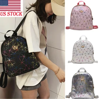 

US Fashion Women Girls Leather Backpack Rucksack School Bag Travel Handbag New