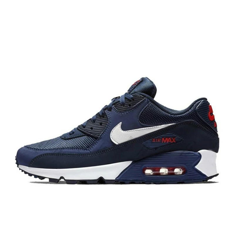 AJ1285-403 Оригинальные подлинные мужские кроссовки для бега NIKE AIR MAX 90, незаменимые спортивные уличные кроссовки, спортивная Дизайнерская обувь, 325213-131 - Цвет: AJ1285-403