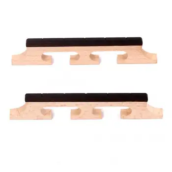 

Maple and Ebony Banjo Bridge 5 String 3 Footed Pack of 2 Pcs