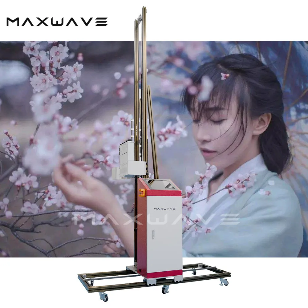 Вертикальный струйный настенный принтер 3D/УФ-принтер для рисования на