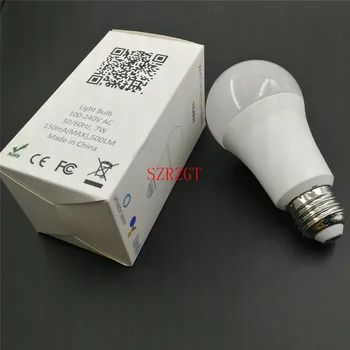 

Smart LED E27 Bulb Light WiFi RGBW 7W 110-240V 500LM 50/60Hz Intelligent Home Lamp