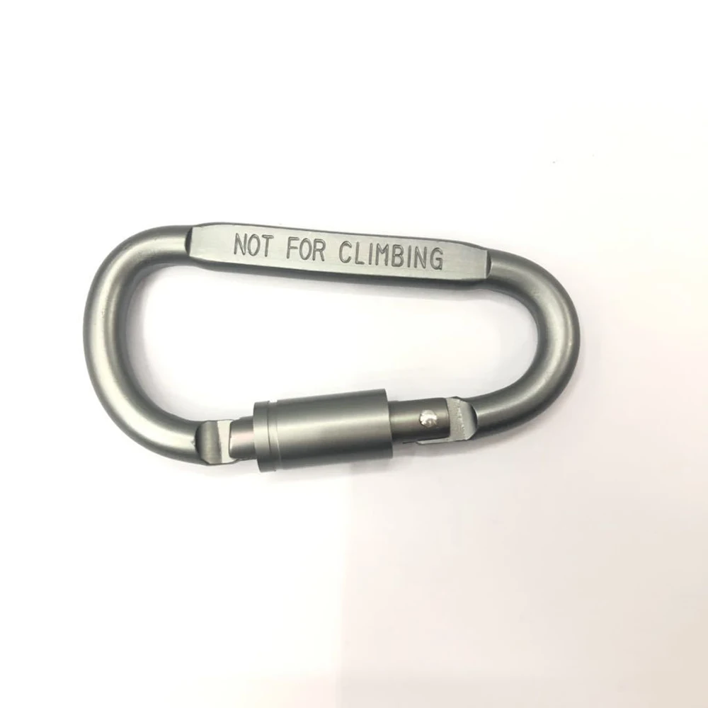 Carabiner Travel Kit Camping Equimpment Aluminum D-Ring Hook Survival Gear Camp Backpack Nut Buckle Mosqueton Carabiner BC0232 (8)