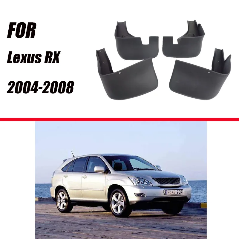 Брызговики для Lexus RX350 RX300 RX RX400 крыло брызговиков брызговик автомобильные аксессуары авто styline 4 шт. 1998-2008 - Цвет: 2004-2008