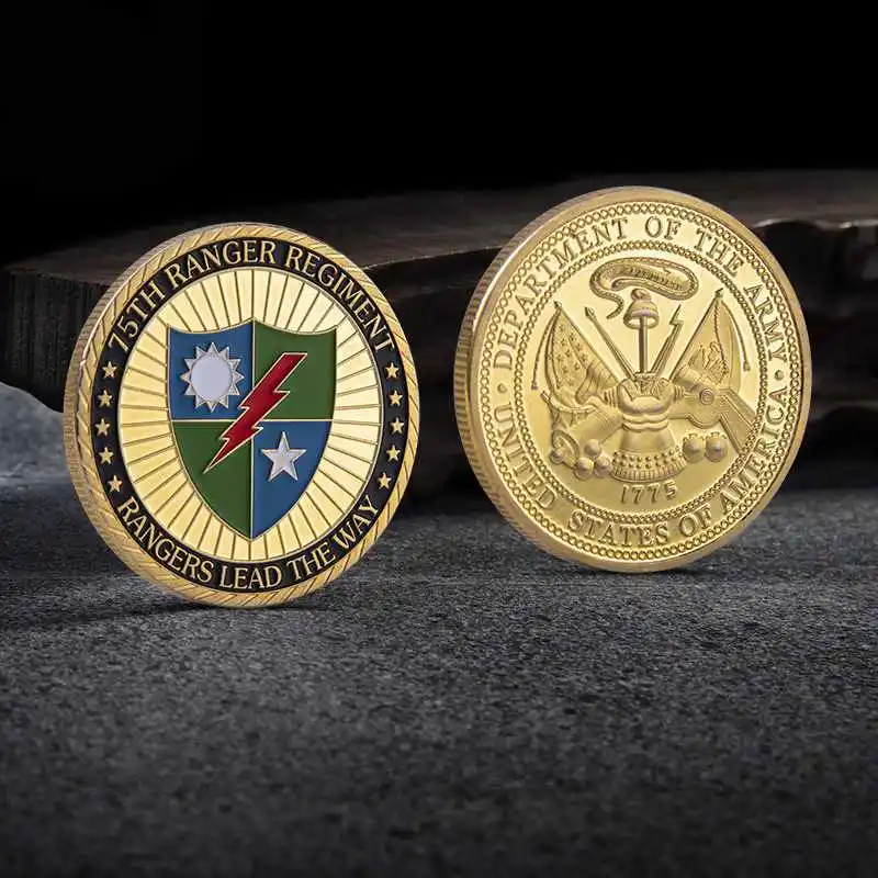 75th Ranger Regiment US Army Commemorative Coin Collection Arts Gifts Souvenir | Дом и сад
