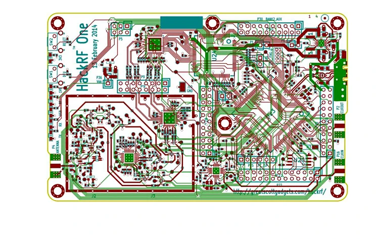 HackRF One 1 МГц до 6 ГГц с открытым исходным кодом программное обеспечение радио платформа макетная плата RTL SDR демонстрационная плата комплект ключ приемник Ham радио