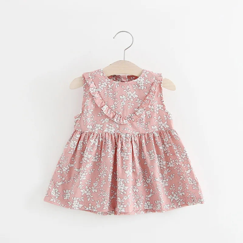 Одежда для девочек новое летнее платье для новорожденных девочек платье без рукавов с бантом для малышей платье принцессы на день рождения - Цвет: 11