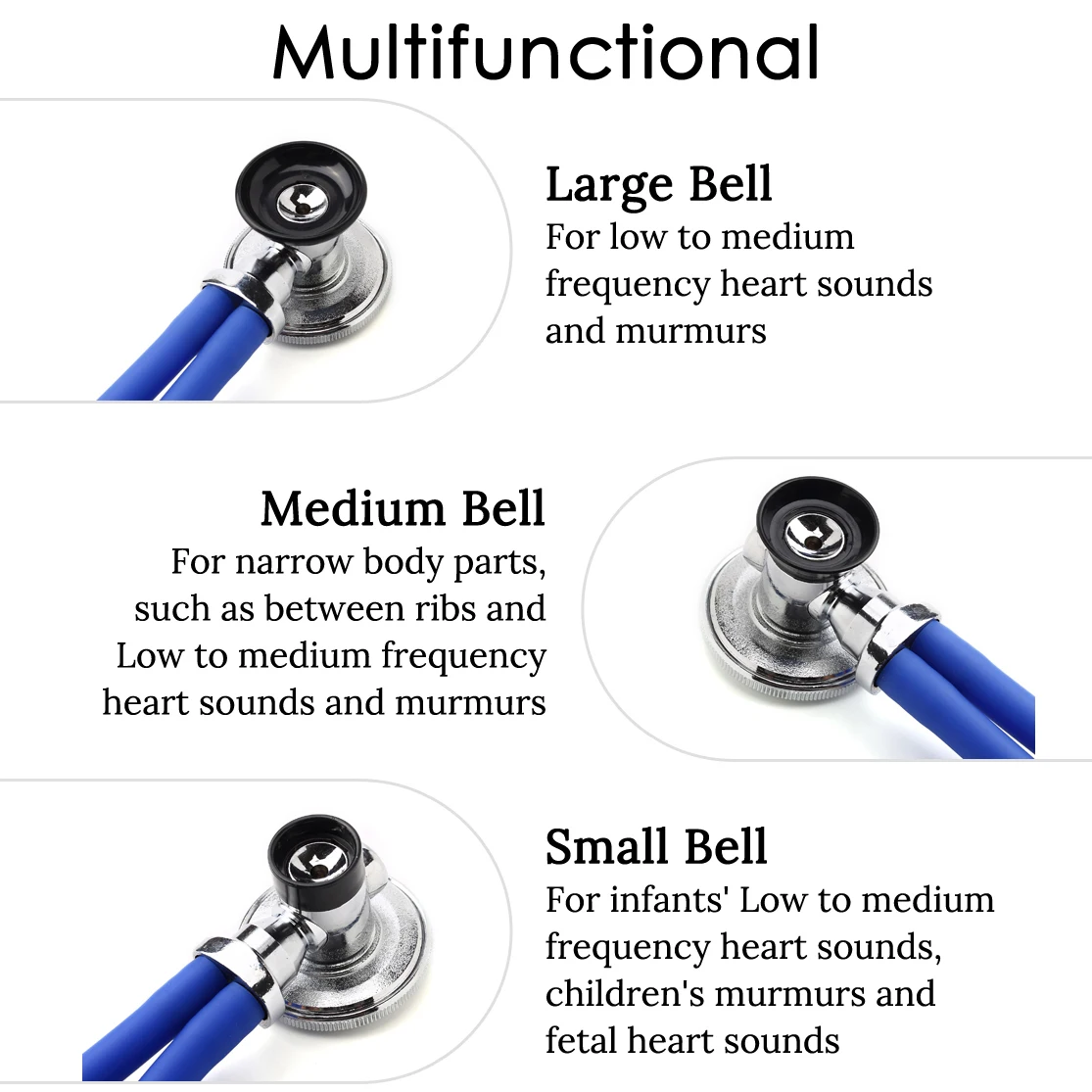 Goede Multifunctionele Dual Head Stethoscoop Medische Cardiologie Stethoscoop Arts Professionele Phonendoscope Arts Medische Apparaten