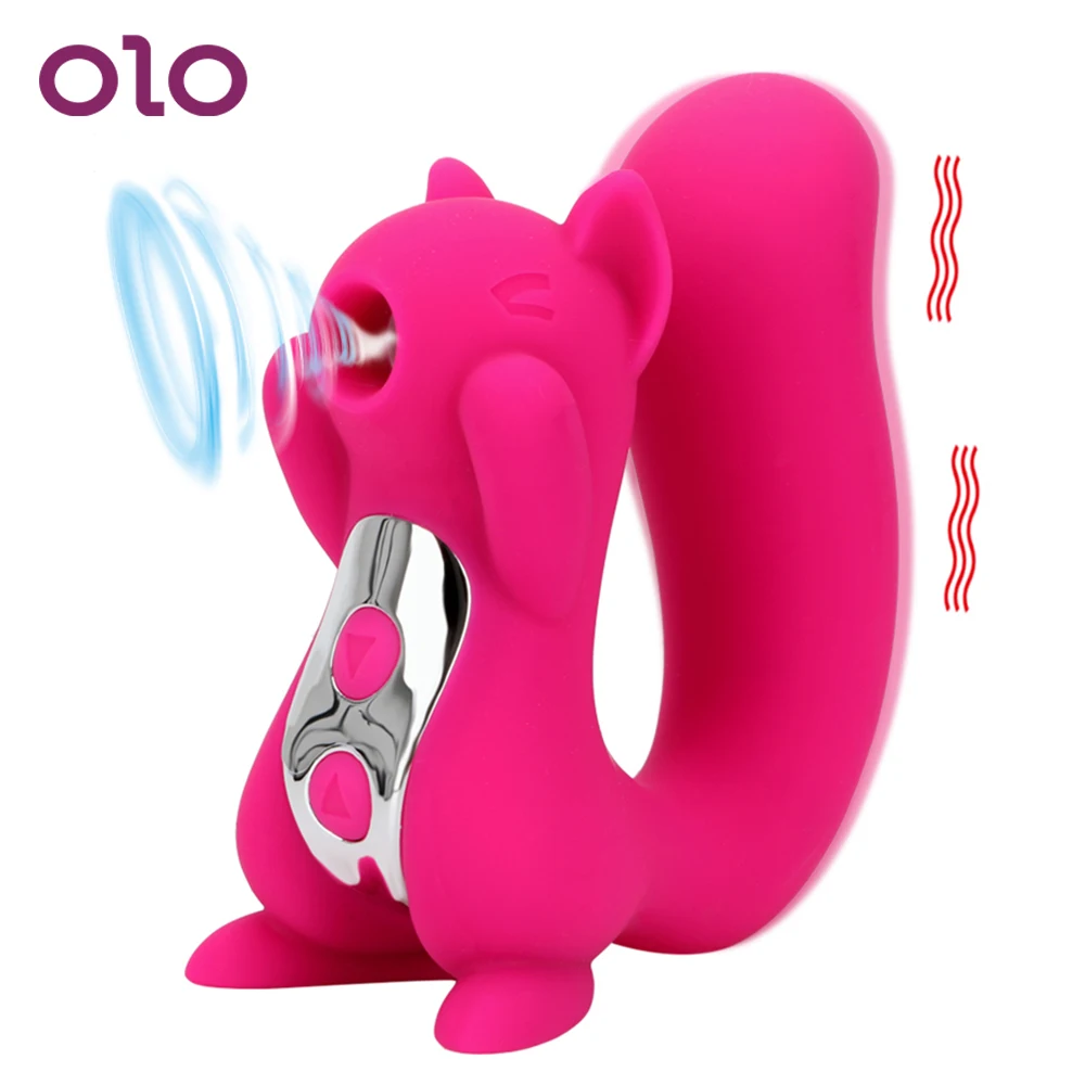 Вибратор OLO с присоской для сосках клитора Стимулятор сосание белки игрушки